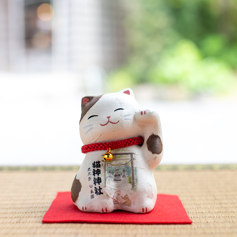 仙巌園 猫神社 招き猫